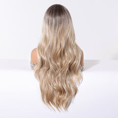 LaceFront Brown & Blonde Extra Long Curly 26