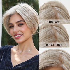 MONO Blonde Medium Bob Straight 8