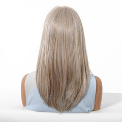 MONO Blonde & Grey Medium Curly 16