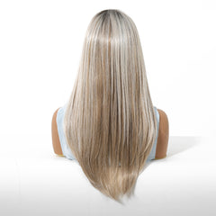 MONO Blonde with Dark Roots Long Straight 20