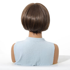 MONO Brown Short Bob Straight 8