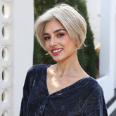 MONO Blonde Medium Bob Straight 8