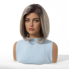 MONO Silvery Blonde Short Bob 10