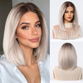 LaceFront Blonde Medium Bob 12