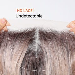 LaceFront Blonde with Brown Top Extra Long Wavy 26