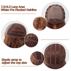 MONO Red Brown Long Wavy 20