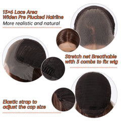 LaceFront Brown Long Curly 22