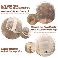 LaceFront Golden Long Curly 22