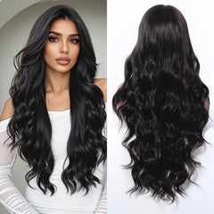 LaceFront Black Extra Long Curly 28