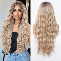 Lacefront Blonde Extra Long Wavy 30