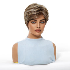 MONO Golden & Brown Short Curly 8