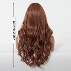 MONO Red Brown Long Wavy 20
