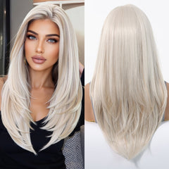 LaceFront Silvery Blonde Long Curly 22