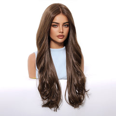 MONO Brown Extra Long Curly 26