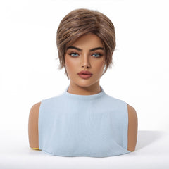 MONO Light Brown Short Curly 8