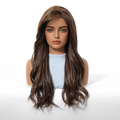 MONO Brown & Gold Long Curly 22