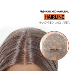 LaceFront Brown Top to Blonde End Extra Long Curly 26