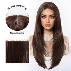 LaceFront Brown Long Curly 22