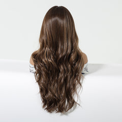 LaceFront Brown Extra Long Curly 26