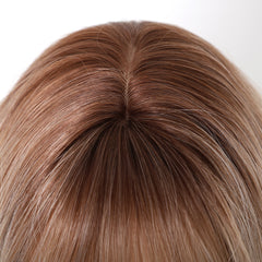 Synthetic Light Blonde with Brown Top and End Extra Long Wavy 26