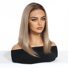 LaceFront Blonde Medium Straight 16