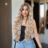 Lacefront Blonde Extra Long Wavy 30