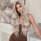 LaceFront Platinum Blonde Extra Long Curly 30