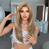 LaceFront Golden Long Curly 22