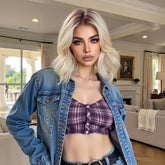 MONO Blonde Medium Curly 10