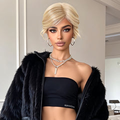 MONO Blonde Short Curly 8