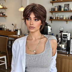 MONO Brown Short Curly 8