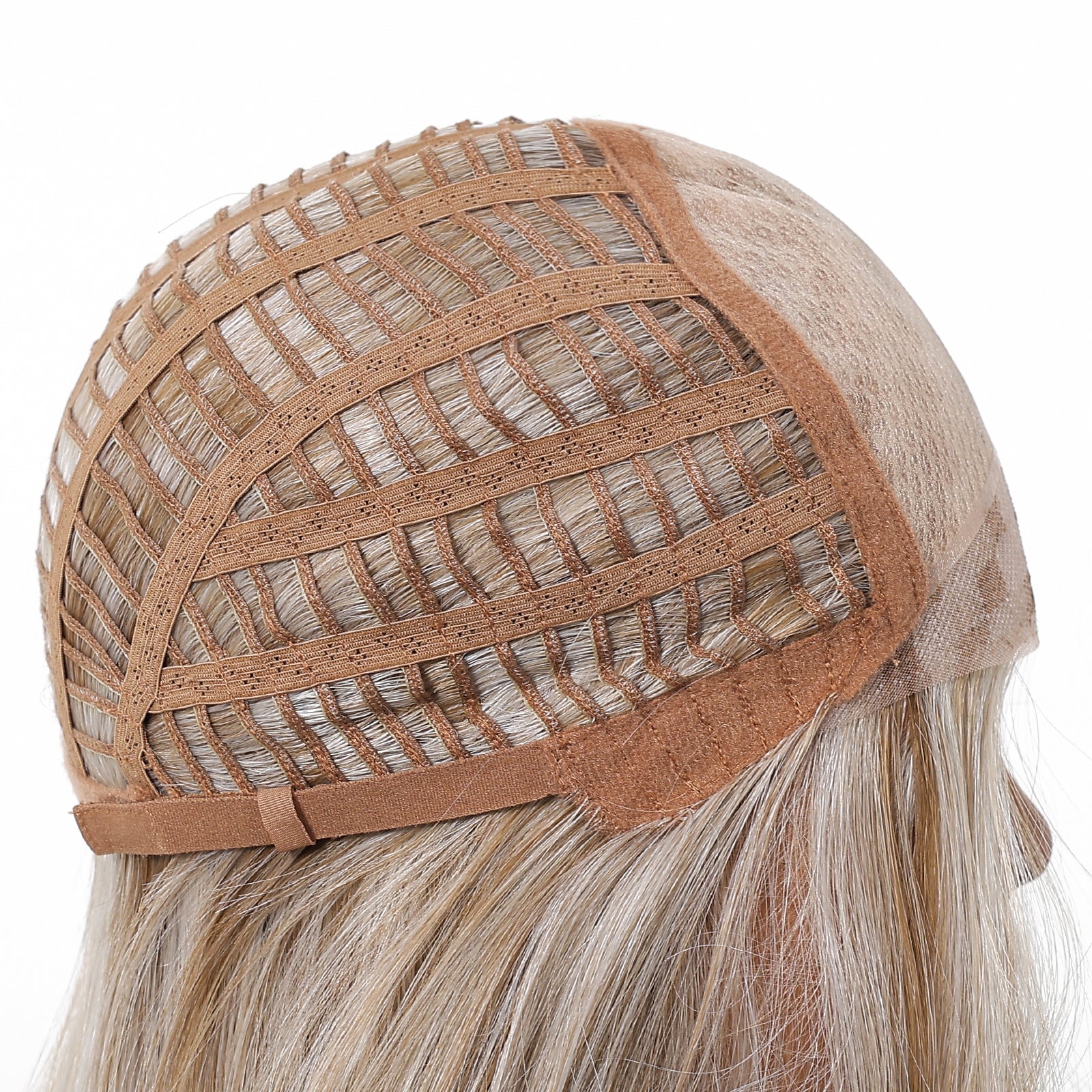 MONO Blonde & Grey Medium Curly 16
