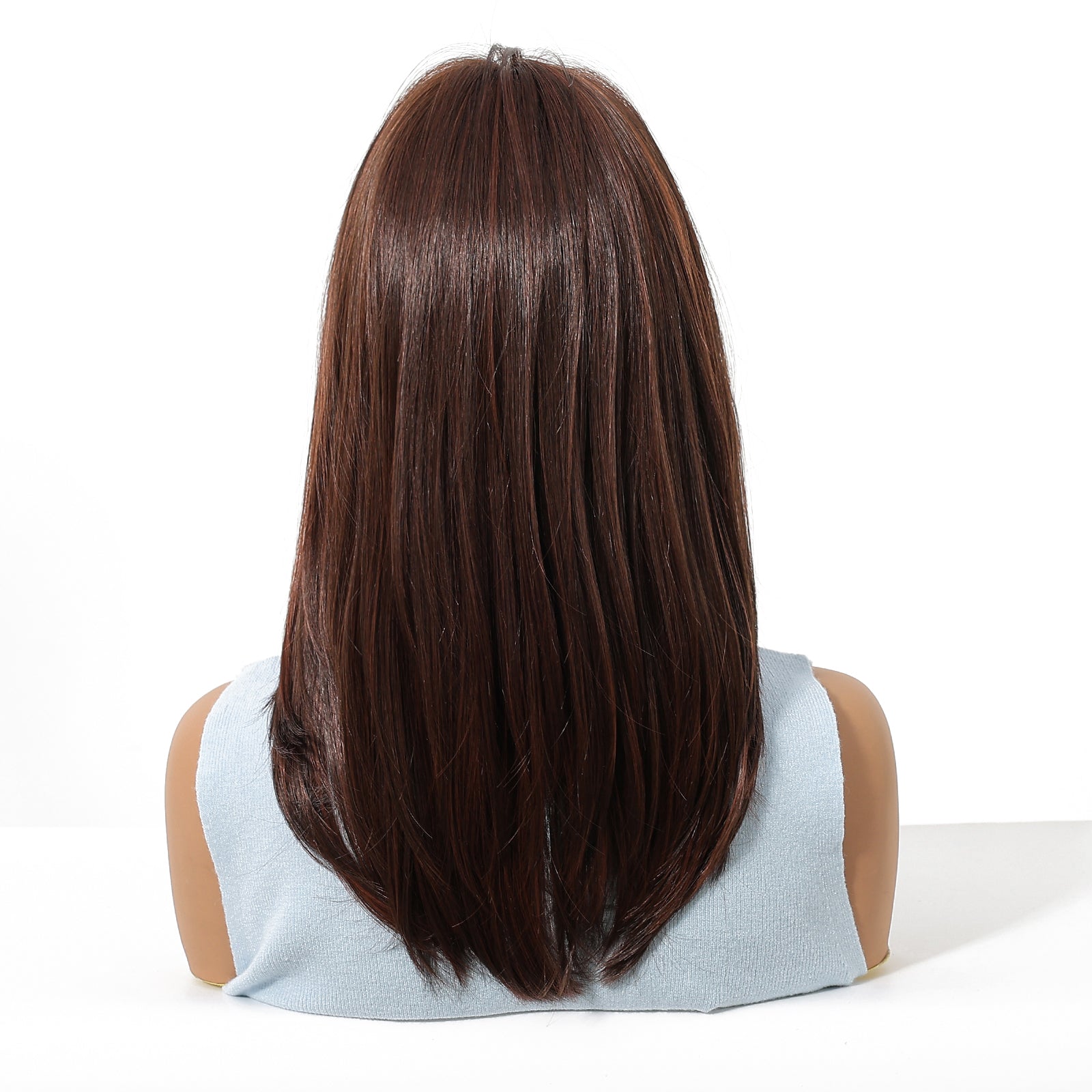 MONO Red & Brown Medium  Curly 16