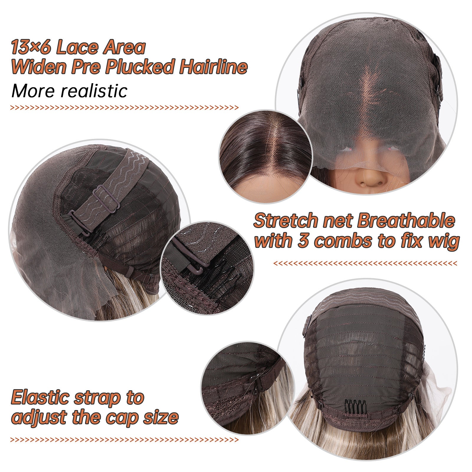 LaceFront Silvery & Brown Extra Long Curly 26