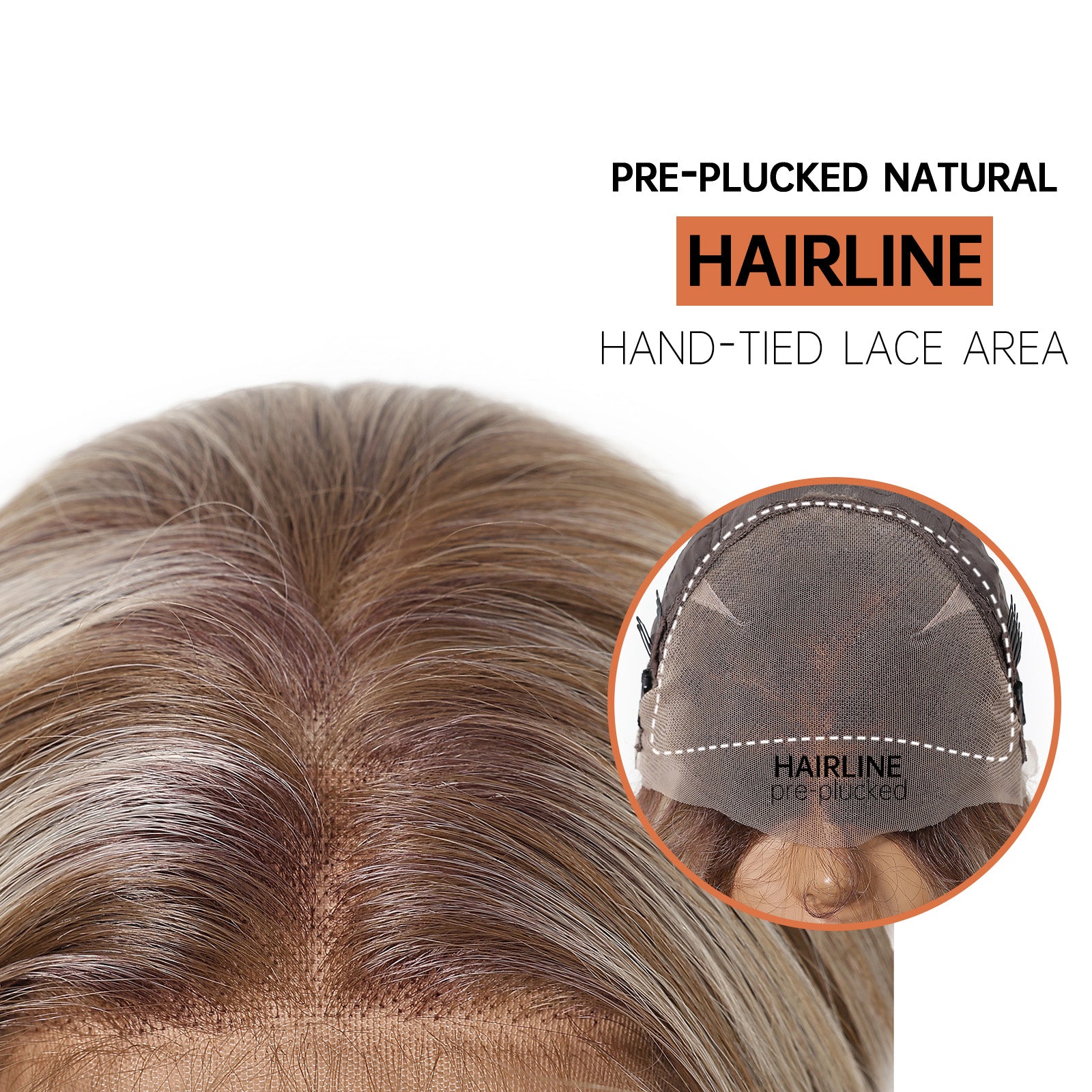 LaceFront Blonde & Brown Extra Long Straight 30