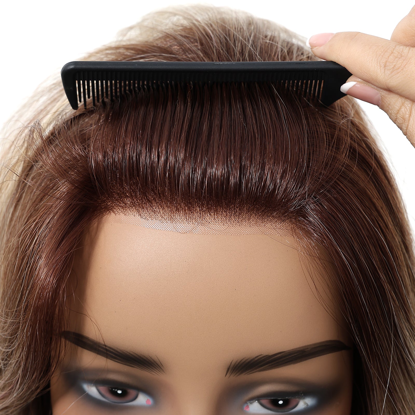 MONO Blonde(Brown at top) Long Curly 16