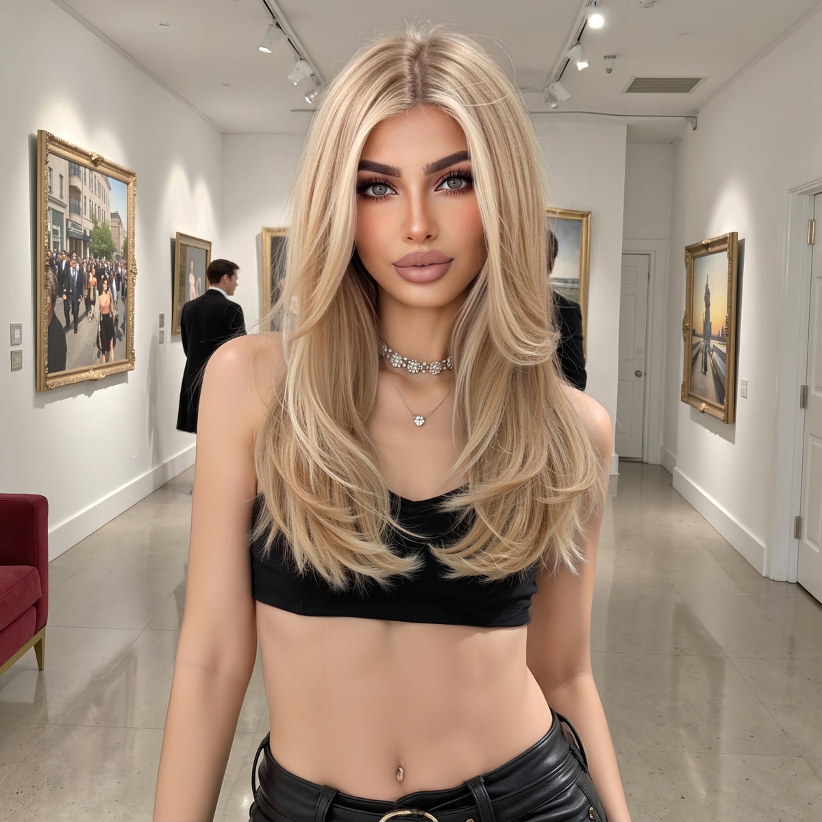 MONO Blonde Long Curly 18